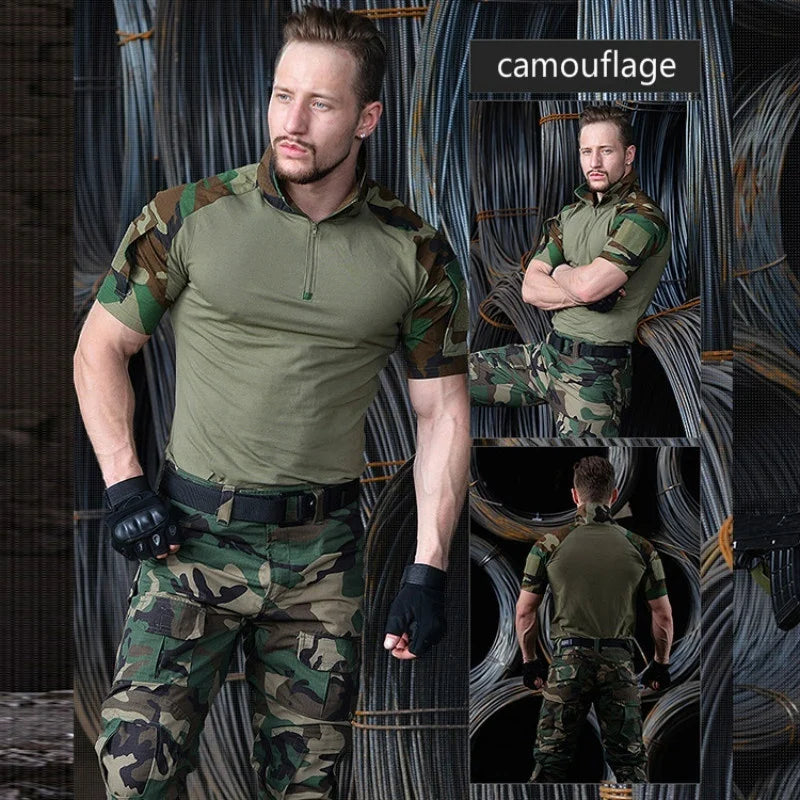 Military Camo T Shirt